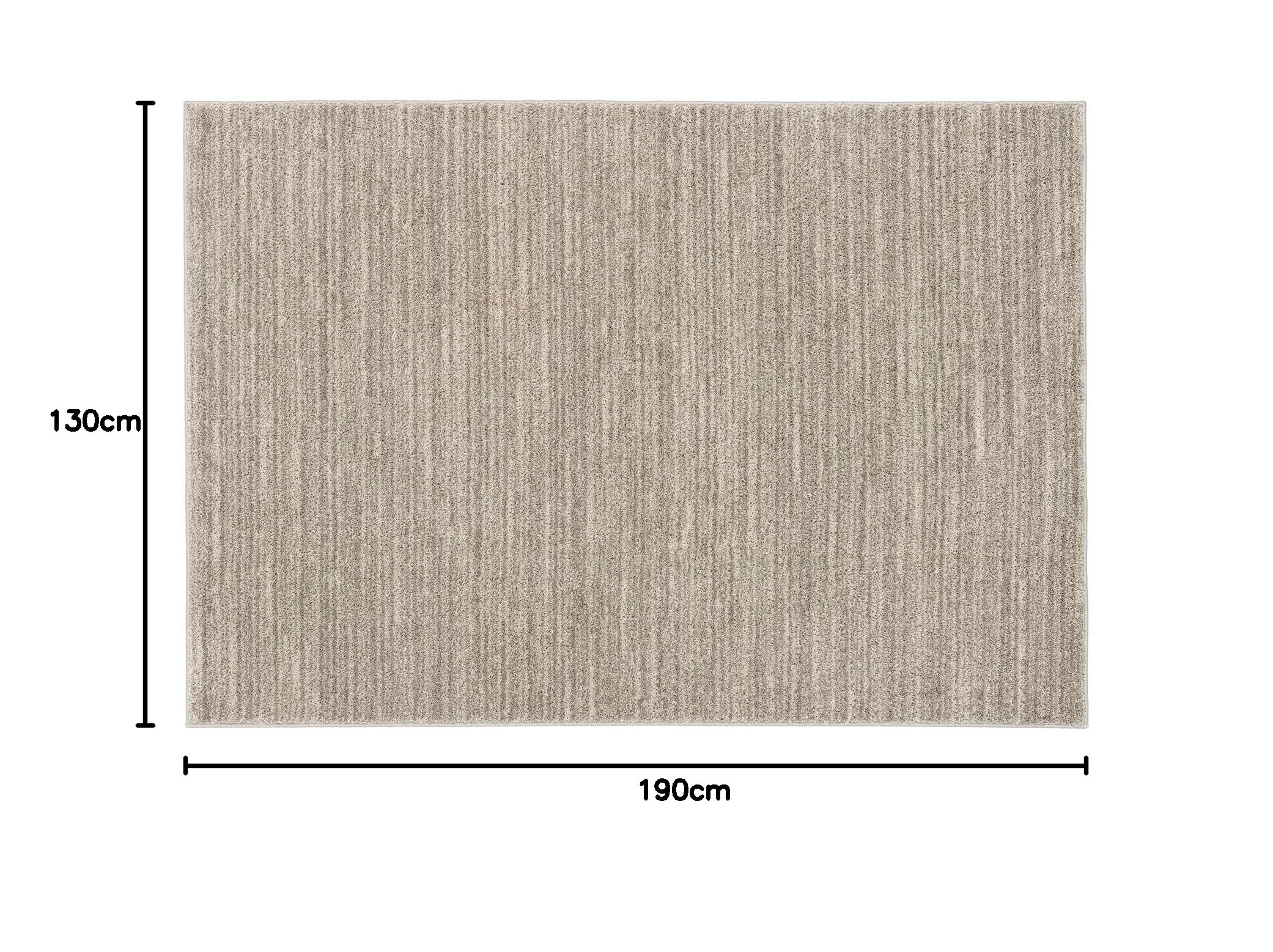 Amazon｜スミノエ(Suminoe) ラグ グレージュ 130×190cm 洗える 滑り